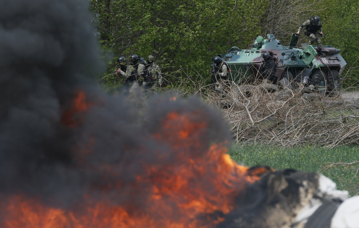 Ukraine News Five Pro-Russian Separatists Killed By Kiev Troops in Sloviansk