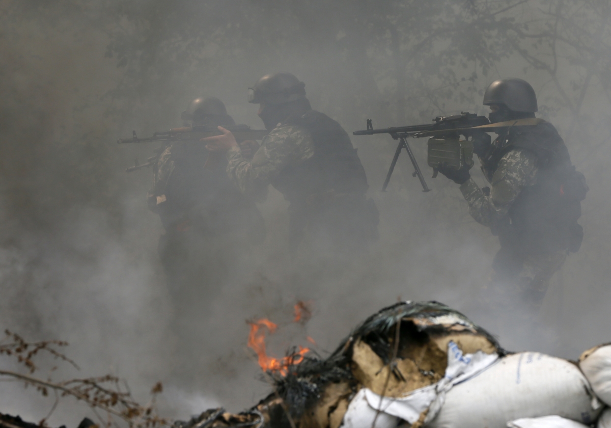 Pro-Russian Separatists Killed Kiev Troops in Sloviansk eastern Ukraine