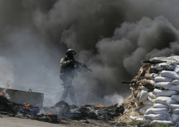 slaviansk checkpoint battle ukraine 1