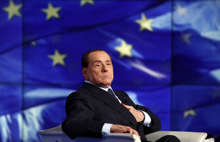 Berlusconi at an appearance on Italian TV in Rome last week.