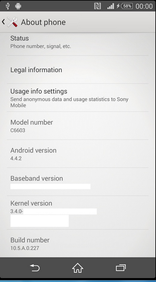 Android 4.4.2 KitKat for Xperia Z