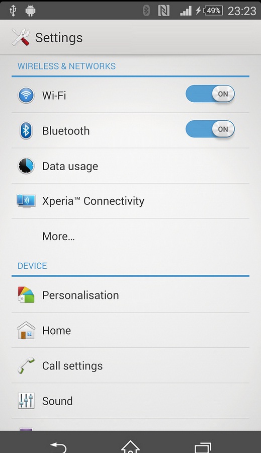 Android 4.4.2 KitKat for Xperia Z