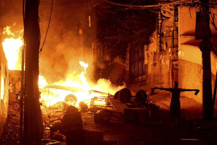 Violence flares in the Pavao Pavaozinho slum in Rio de Janeiro following the death of a local.
