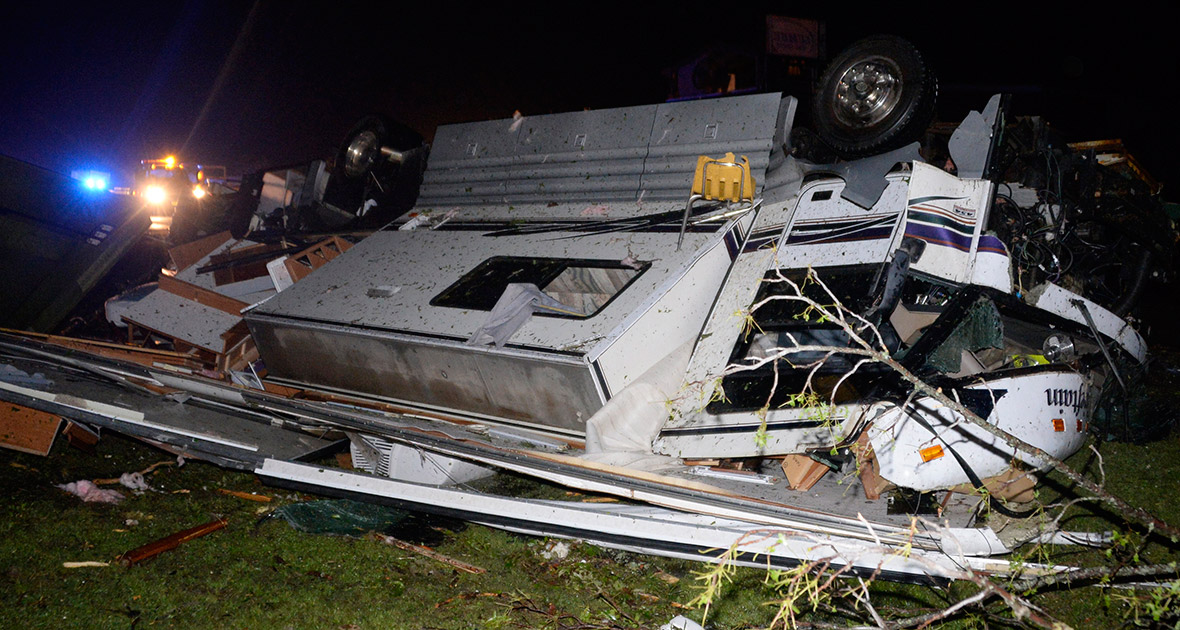 Arkansas Tornado First Photos of Storm Damage in Devastated Town of