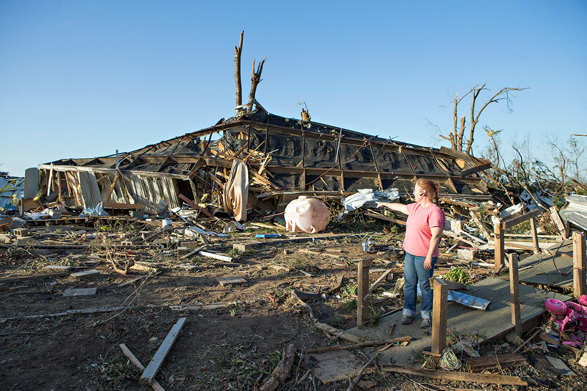 More Tornadoes Hit US South Aerial Photos Show Trail of Destruction