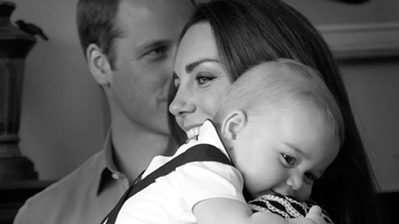 Prince George and Kate Middleton