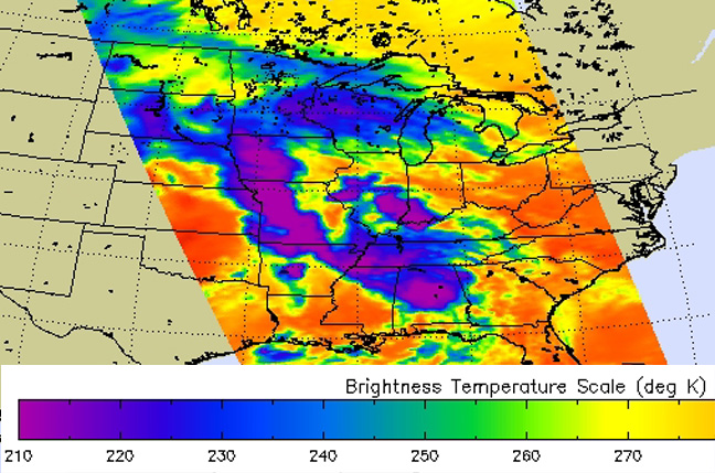 Nasa Satellite Video Tracks Tornadoes Ravaging US | IBTimes UK