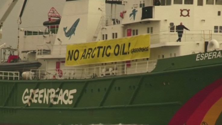 Greenpeace Try to Halt First Ever Arctic Oil Shipment
