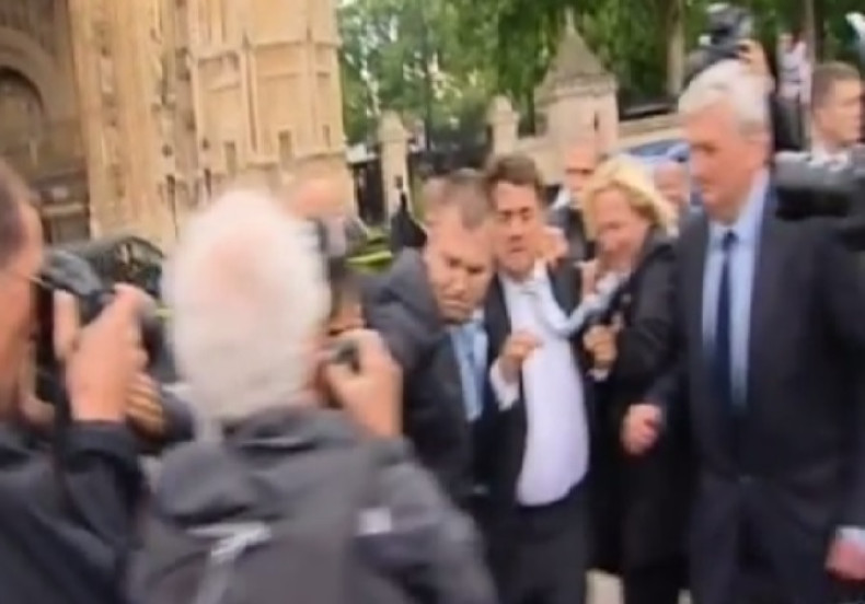 Nick Griffin egged