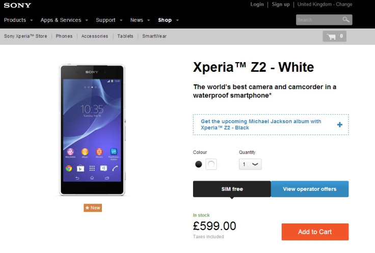 Sony Xperia Z2