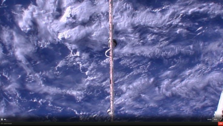 HD video feed from the International Space Station passing over the United States