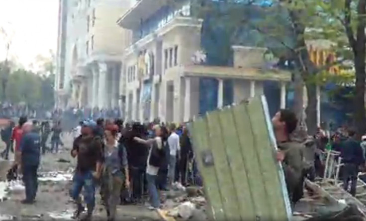 Street battle in Odessa