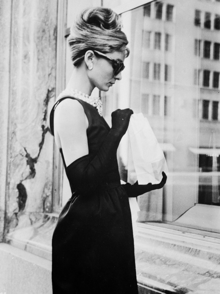 udrey Hepburn in New York during location filming for Breakfast At Tiffany's