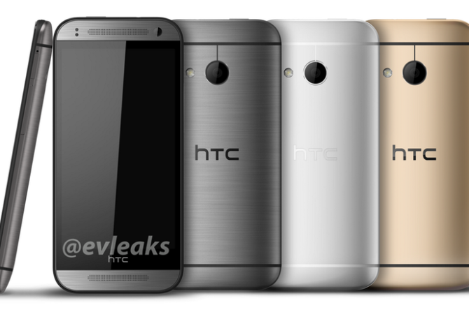HTC One Mini 2 Leaked Photo Reveals Silver, Gold and Gunmetal Variants