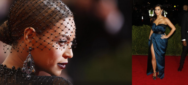 Beyonce and Kim Kardashian at the Metropolitan Museum of Art Costume Institute Gala Benefit celebrating the opening of Beyonce and Kim Kardashian at the Metropolitan Museum of Art Costume Institute Gala Benefit celebrating the opening of