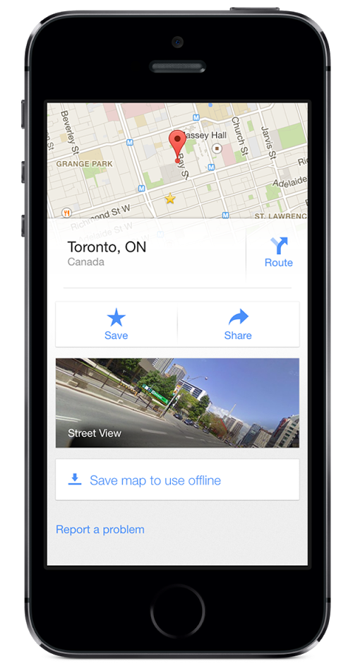 Google Maps 3.0 Offers Offline Maps, Lane Guidance, Uber 