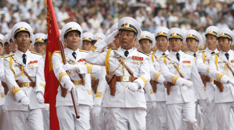Vietnam navy parade