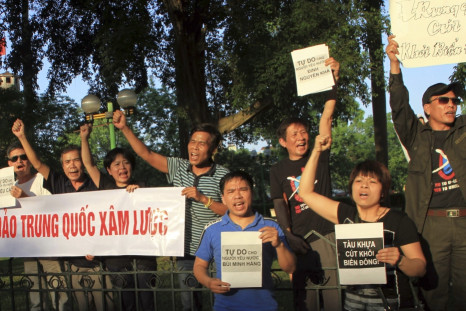 Anti-China protest in Hanoi, Vietnam
