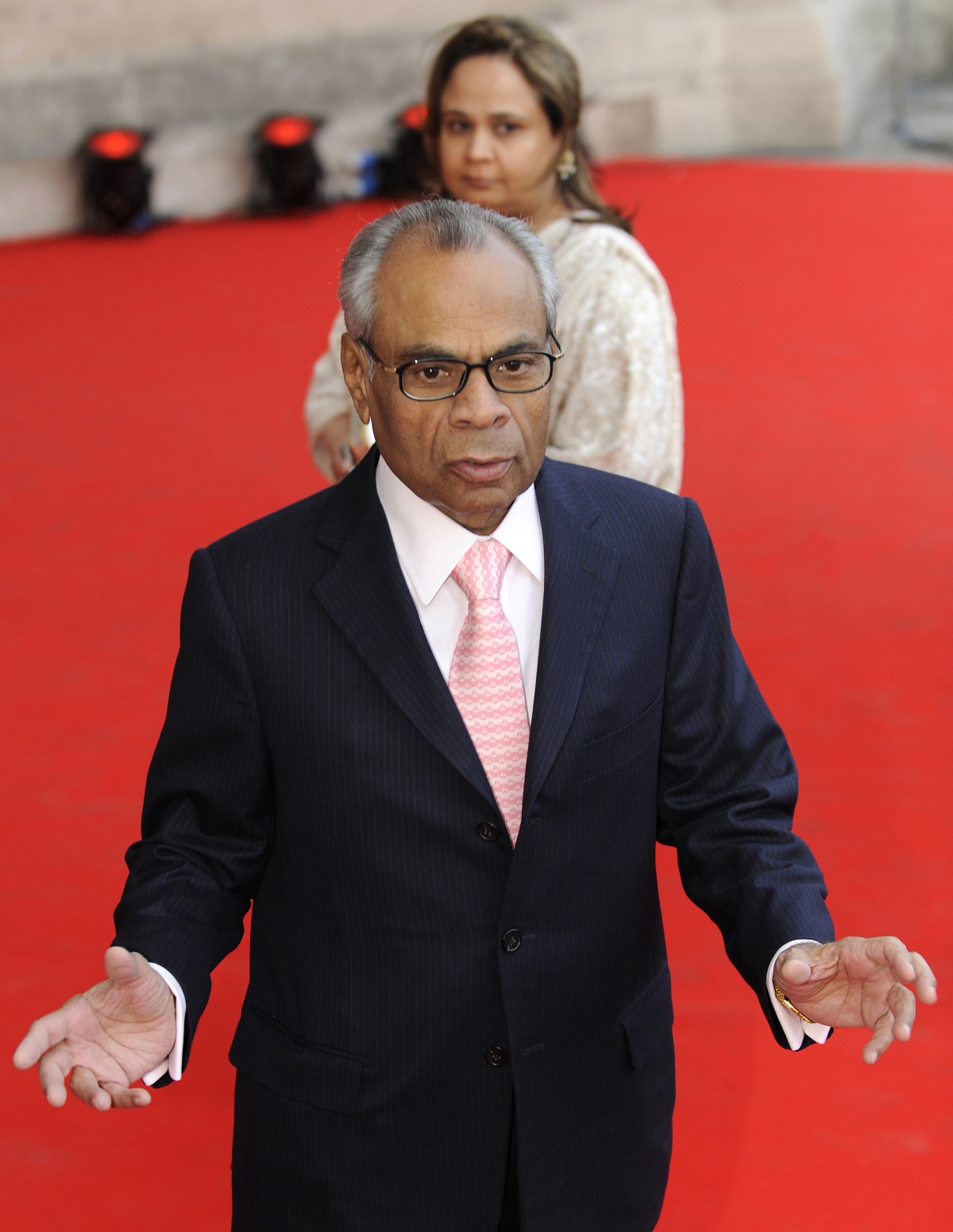 Srichand Hinduja arrives at an exhibition opening in London in 2010. With his brother Gopichand, he topped the 2014 Sunday Times rich list.