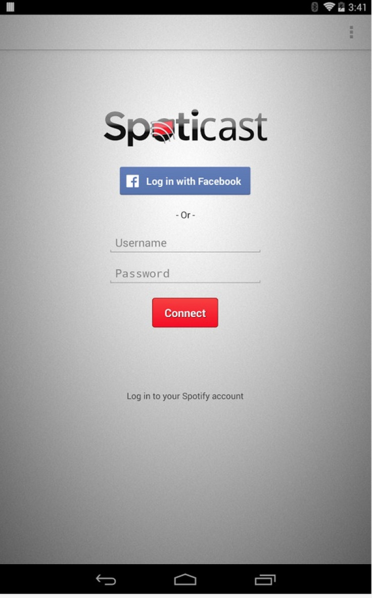 Spoticast app