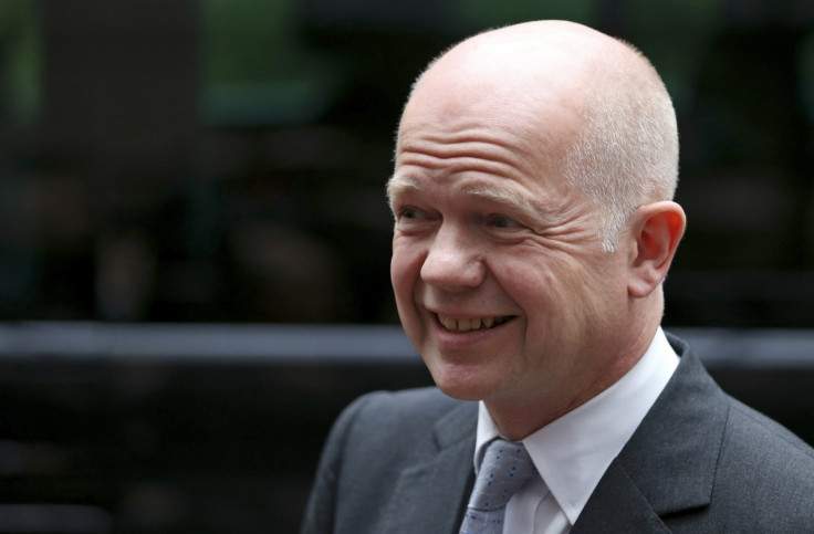 British Foreign Secretary William Hague