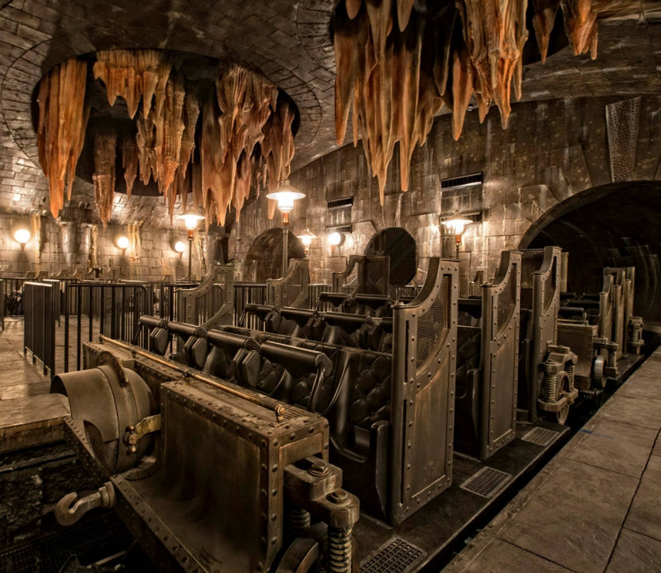 Fans will get to experience the exhilaration of travelling in a Gringotts mine cart to the bank vaults