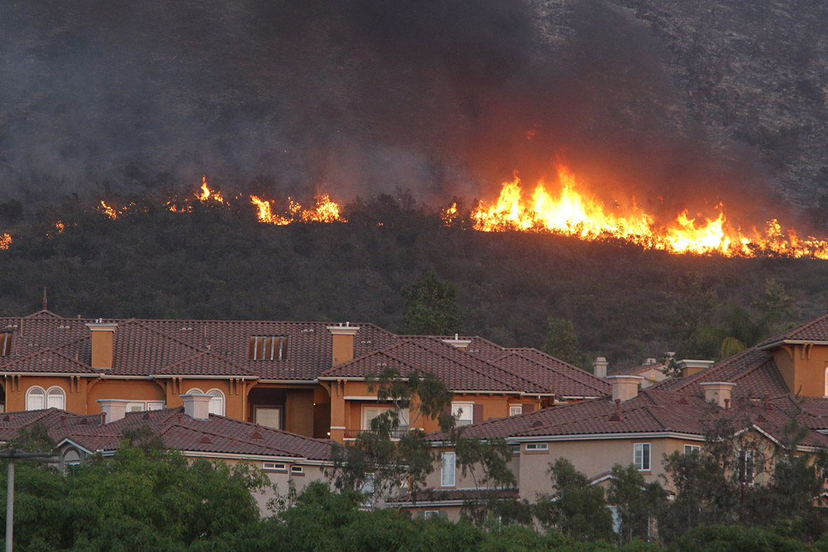 San Diego Fire Photos 'Like a Scene From Armageddon'