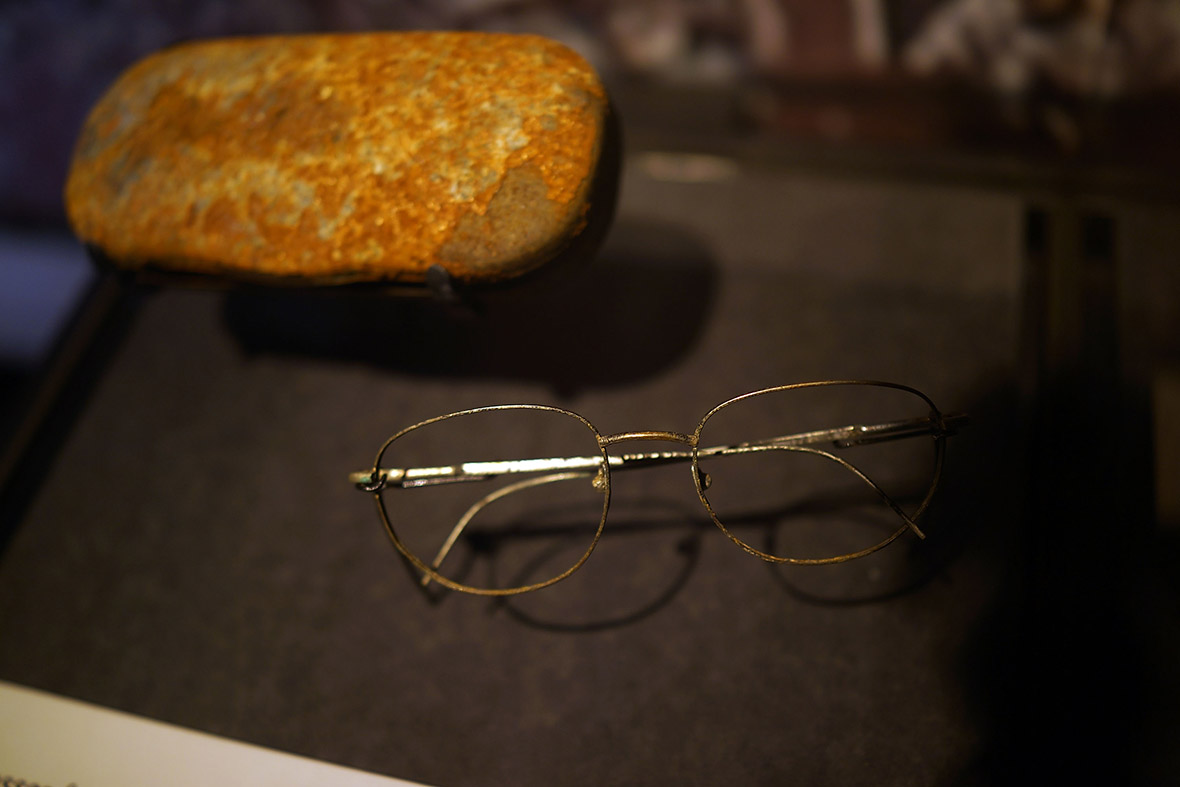 A pair of glasses recovered from Ground Zero