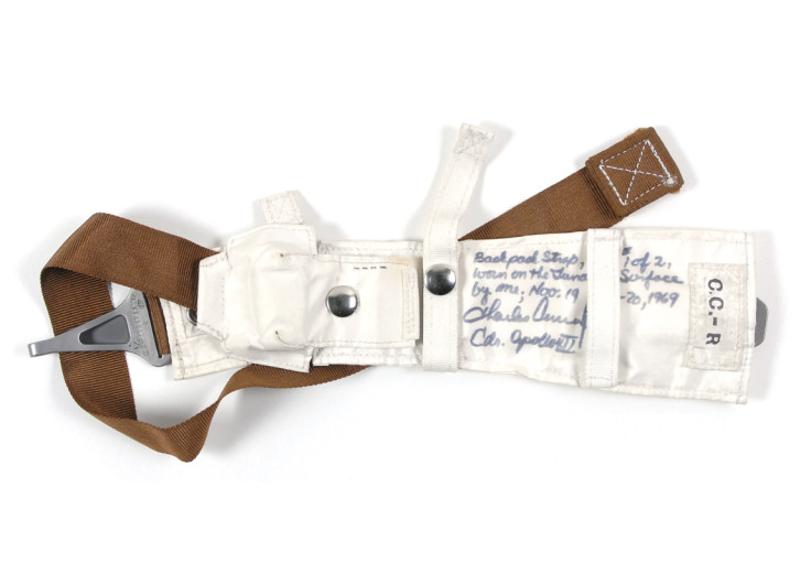 Backpack strap from Charles Conrad's Personal Life Support System on Apollo 12