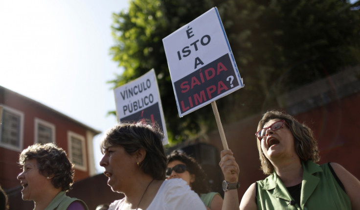 portugal bailout protest