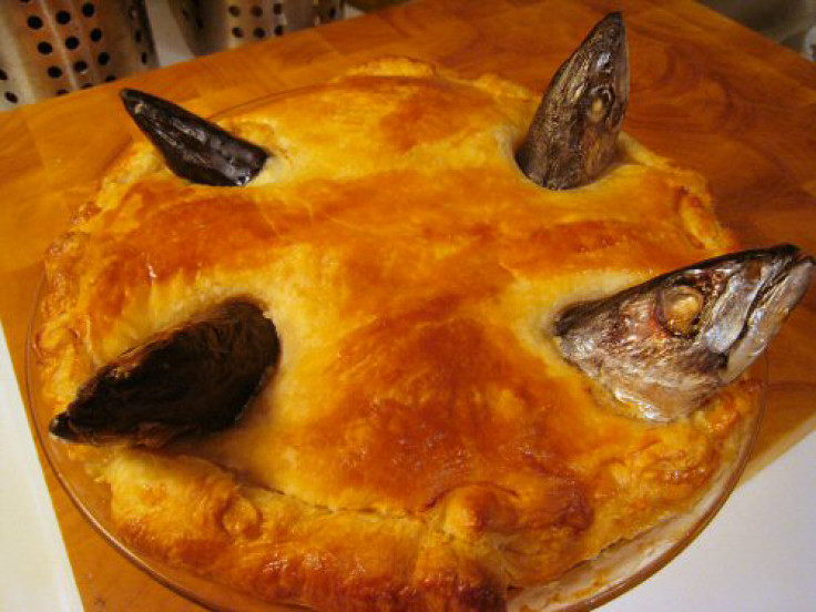 Britain's favourite dish is Stargazy Pie, believe many Chinese. (WikiCommons)