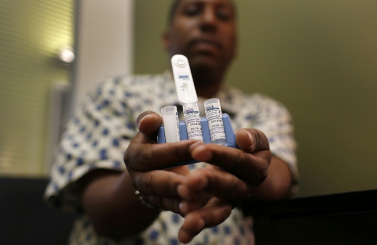 A staff member at the AIDS Service Center of New York City