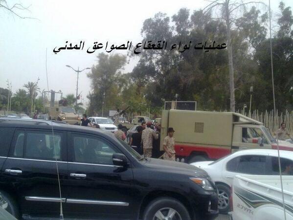 This image reportedly shows members of Libya's GNC being arrested by military in Tripoli This image reportedly shows members of Libya's GNC being arrested by military in Tripoli