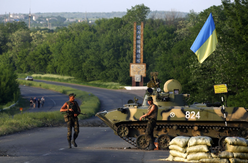 Ukraine soldiers Slavyansk