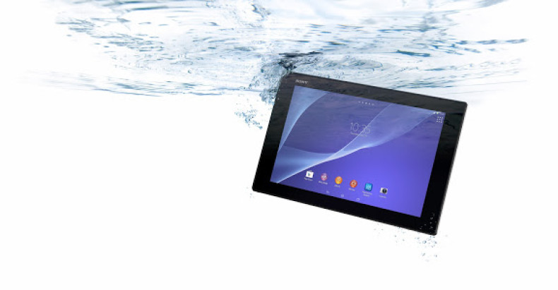 sony xperia z2 tablet underwater