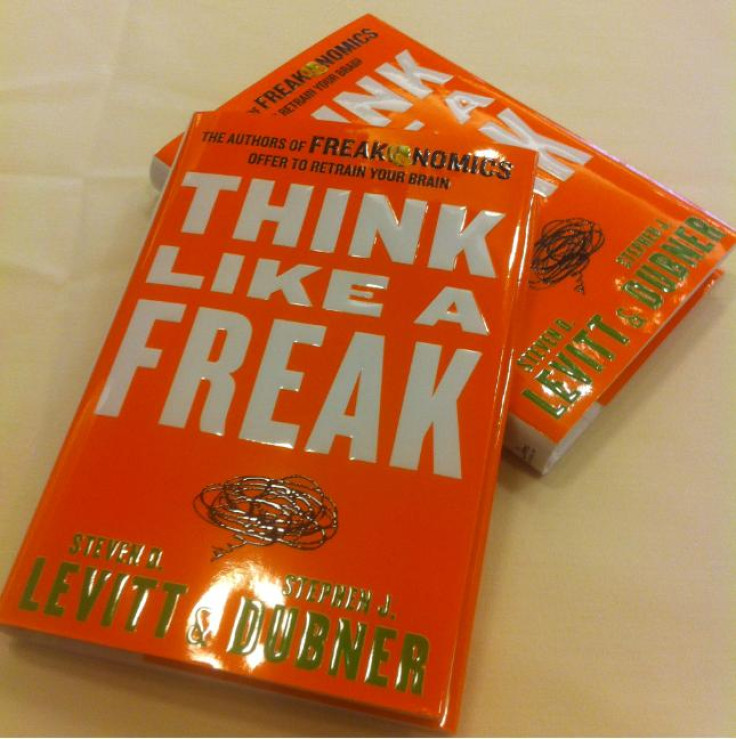 Freakonomics co-authors Steven Levitt and Stephen Dubner's new book Think Like a Freak