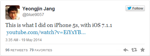 Hackers from GTISC Jailbreak iPhone 5s on iOS 7.1.1, Following Jailbreaks from Winocm and i0ni1c Hackers from GTISC Jailbreak iPhone 5s on iOS 7.1.1, Following Jailbreaks from Winocm and i0ni1c