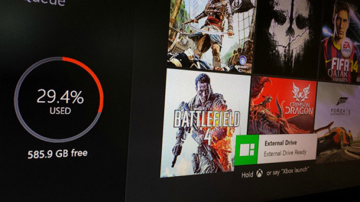 Xbox One External Hard Drive Support