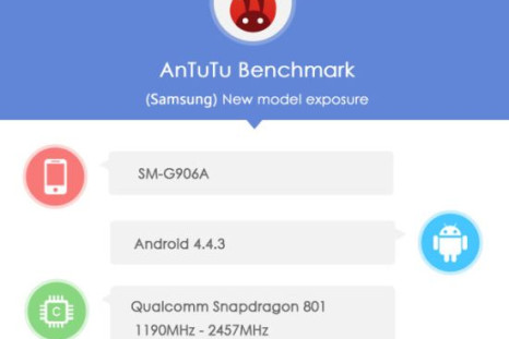 Samsung SM-G906A Spotted Running Android 4.4.3 in AnTuTu Benchmark