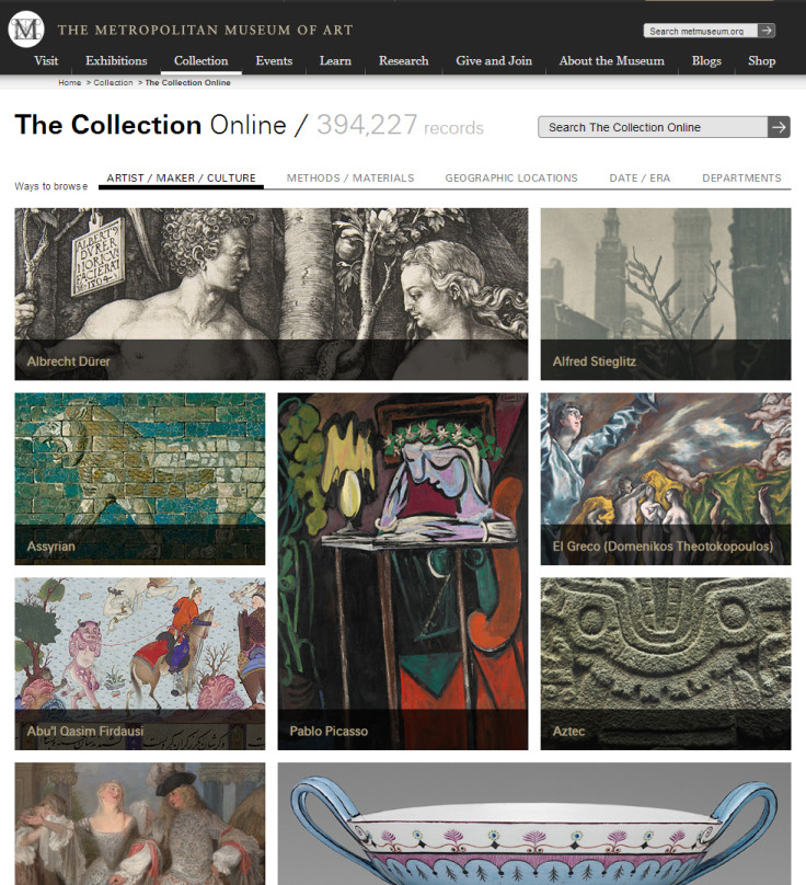 The Metropolitan Collection Online