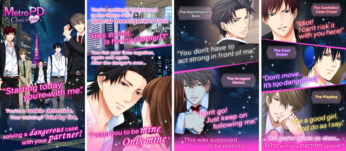 Milan anime in dating games simulation Trapped in