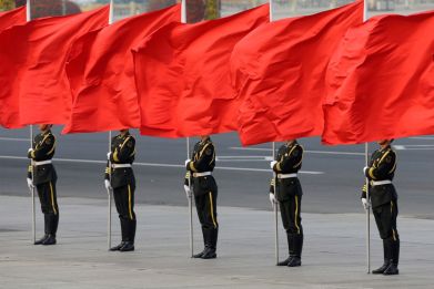 Chinese Honour Guards