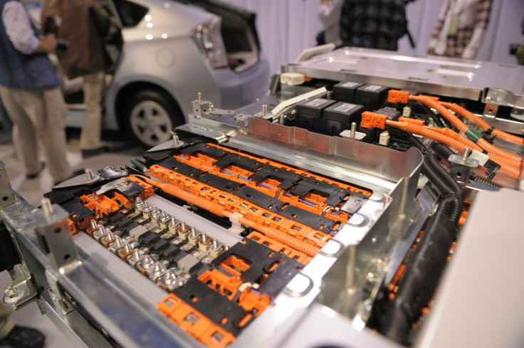 A lithium ion battery installed in a Toyota Prius electrical car