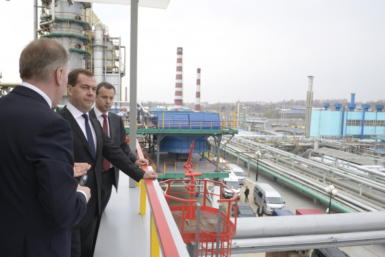 Dmitry Medvedev gas plant