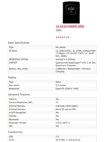 lg g3
