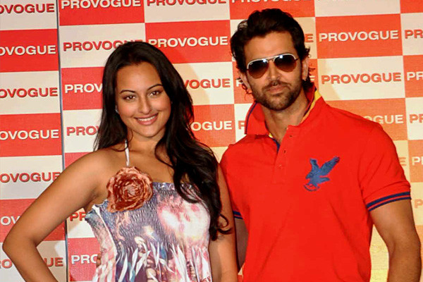 Hrithik Roshan and Sonakshi Sinha