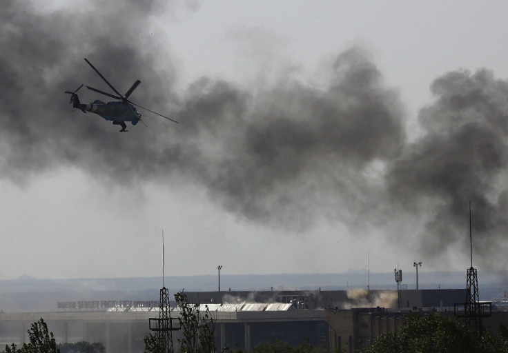 Donetsk airport military offensive