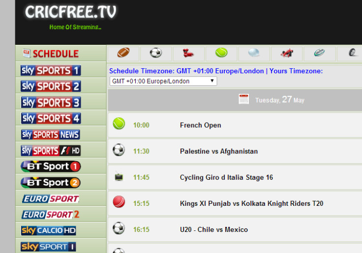 Popular sports streaming website Cricfree.tv is back online with a new domain