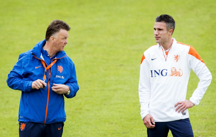 Robin van Perse and Louis van Gaal