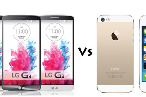 LG Gs versus iPhone 5s